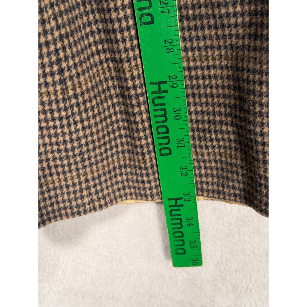 Tailors Row by Deansgate Mens 48L Brown Houndstooth Blazer Sport Coat USA Made - Picture 11 of 11